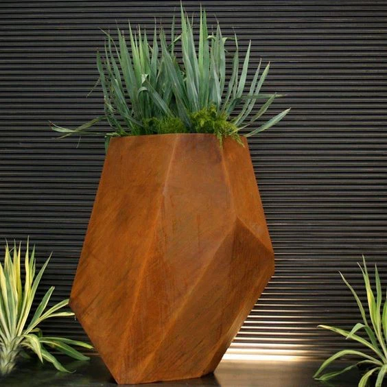 Rust Color Flower Pots