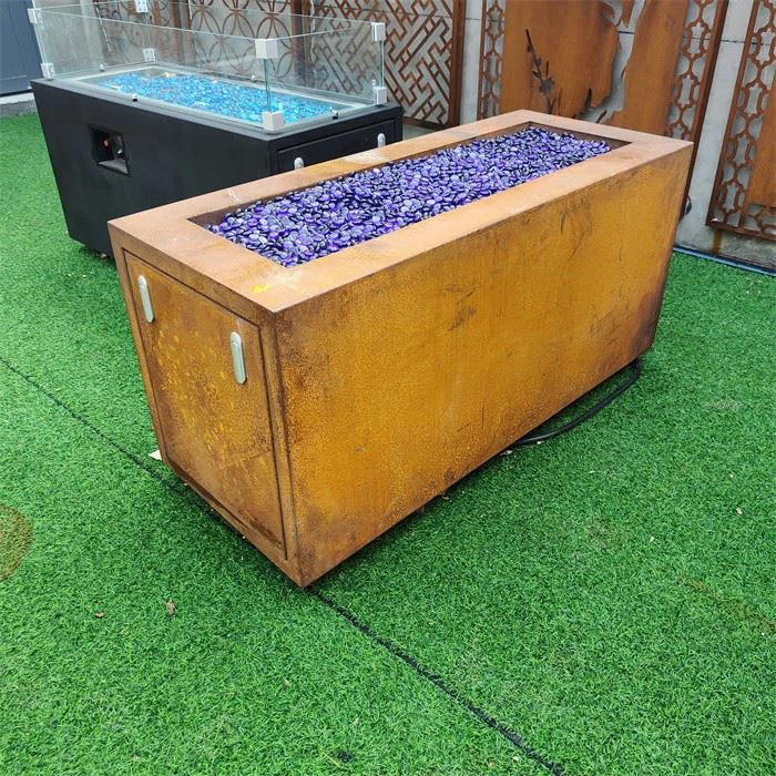 Glass Fire Pit Surround