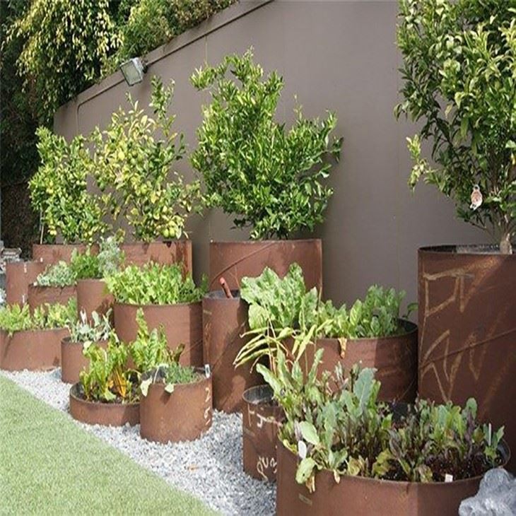 Rusted Steel Garden Edging Bunnings