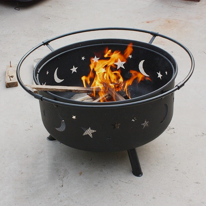 Aesthetic Star - Moon Patterned BBQ Grill