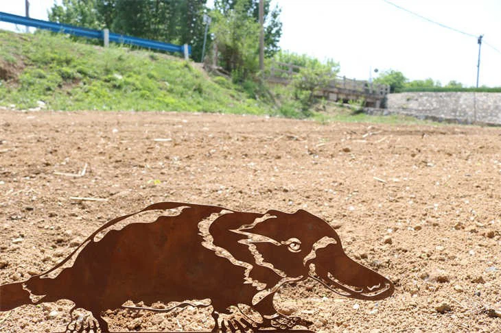 Ground Insert Metal Gardening Decoration Sculpture