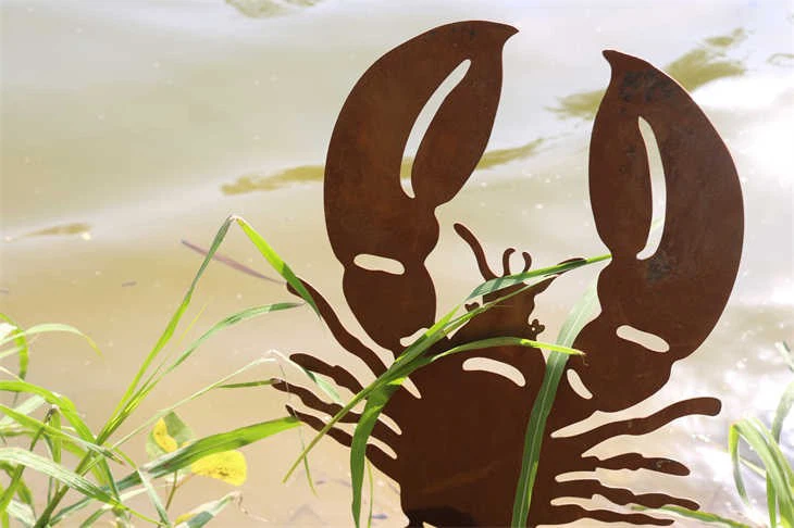 Ground Insert Metal Gardening Decoration Sculpture