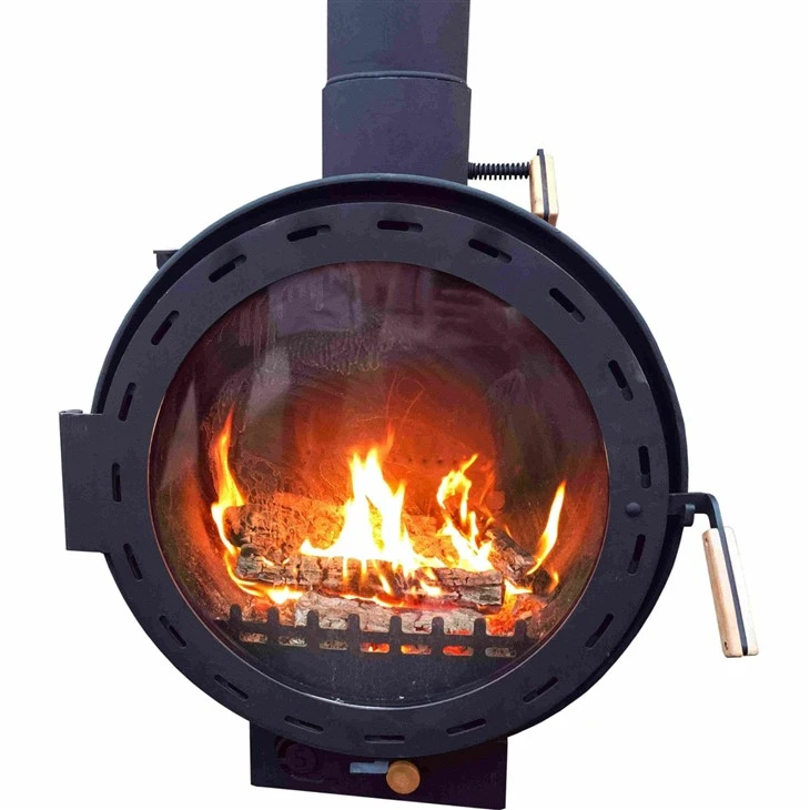 Indoor Wall Mounted Metal Tire Fireplace Suspended Fireplace