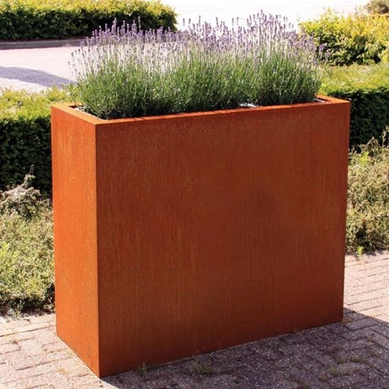 Modern Geo Steel Planter 25 X 23x 15